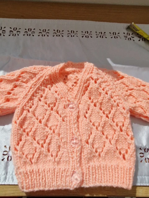 hand knitted baby cardigans