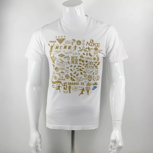 NIKE T SHIRT JUST Do It Oregon 72 Vintage 90s Short Sleeve Tee White Mens 36 38 9.60 PicClick UK