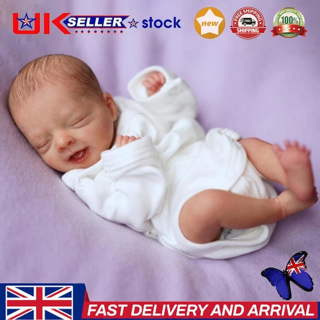 Soft Touch Unfinished Reborn Doll Kit Hand-assembled Infant Real Emotions Baby
