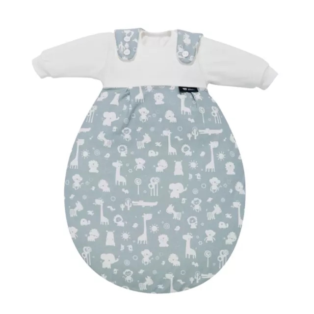 Alvi Baby-Mäxchen 3-tlg. Schlafsack Animals blau Gr. 50/56 TOP