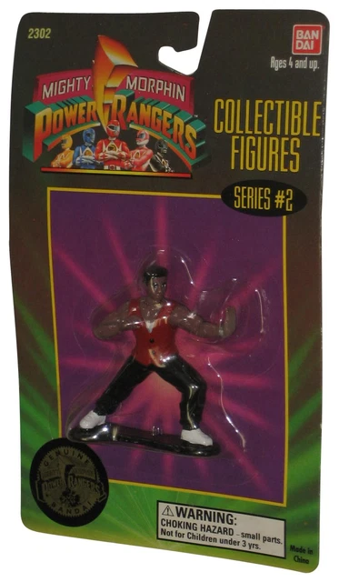 FIGURA DE ACCIÓN Bandai Mighty Morphin Power Rangers Zack Black 1994 ...