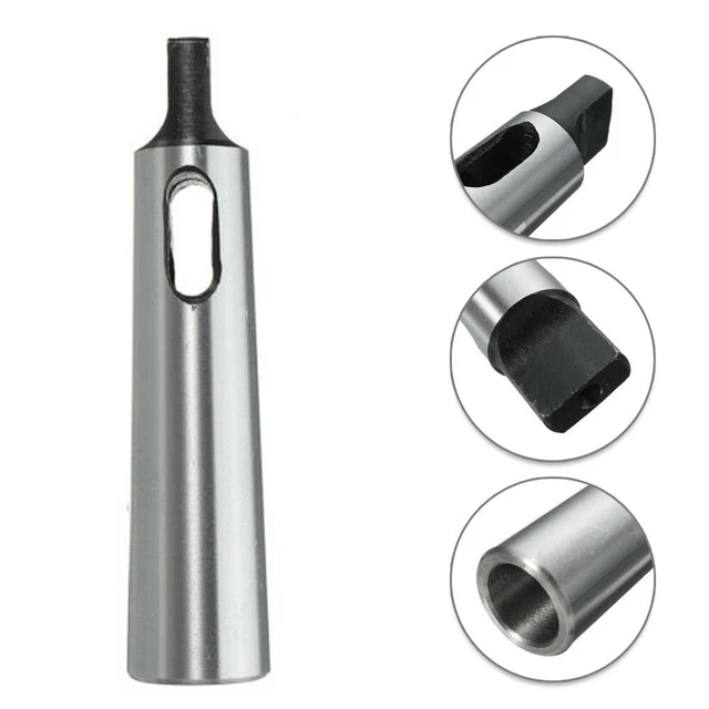 Adaptateur Conique Morse MT1 Tige 1m Vers Mandrin Fileté 1/2"-20 - Acier Outils Haute Qualité