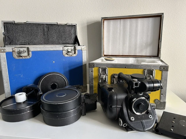 Movie Camera Arri Arriflex 35BL II, PL mount, WORKING with battery, mags, cases