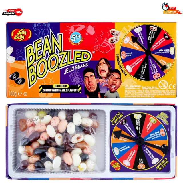 JELLY BELLY BEAN BOOZLED Jelly Beans Spinner Wheel Game 5th edition100g
