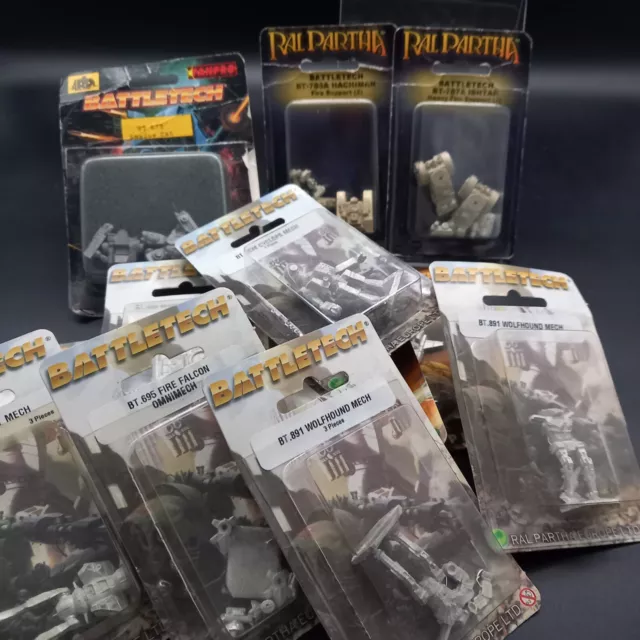 Ral Partha - Battletech - BT 672 695 701 708 752 786A 787A 797 812 863d 891 938