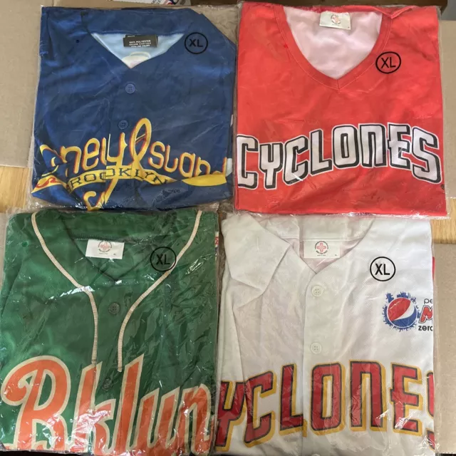 2022 Brooklyn Cyclone Baseball Jerseys ADULT XL NEW Sga Brand 