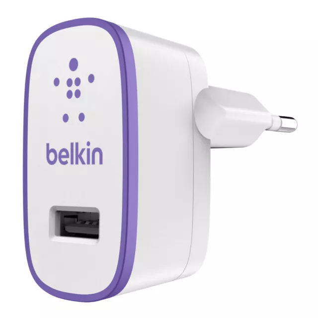 Belkin 2.1Amp USB AC Wall Charger Universal for iPhone Smartphones Tablets EU