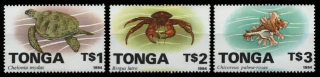 Tonga 1994 - Mi-Nr. 1325-1327 ** - MNH - Meerestiere / Marine life