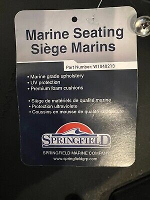 Springfield Boat Seat, for a post mount bass boat seat