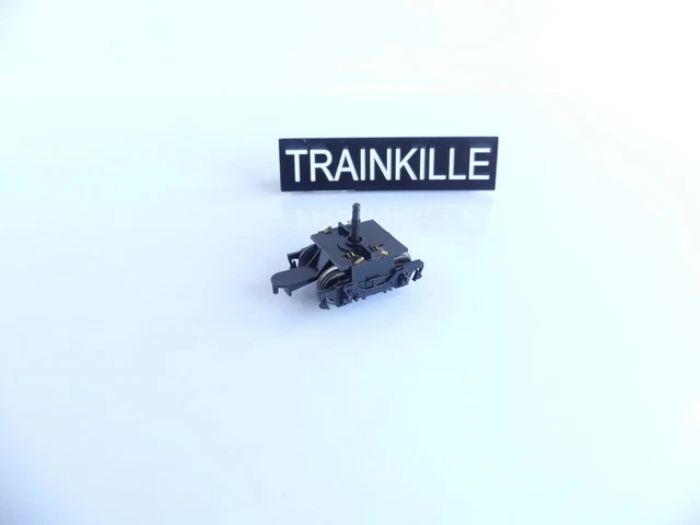 2) ANTAL / BASCOU HO TENDER EN METAL NOIR POUR LOCOMOTIVE