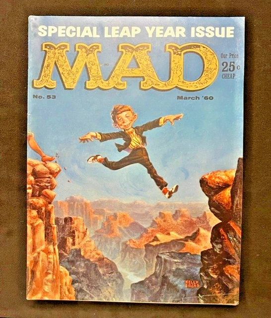 Issue No.53 March 1960 vintage comic Mad Magazine Birthday gift Leap Year