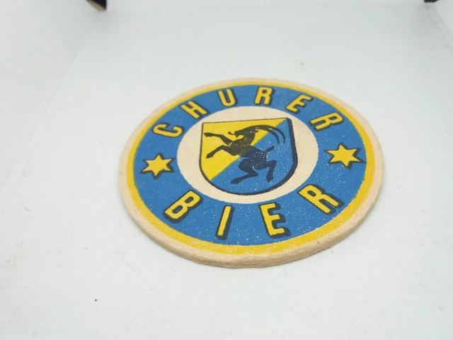 Churer Bier Vintage Beer Mat Coaster Two Sided