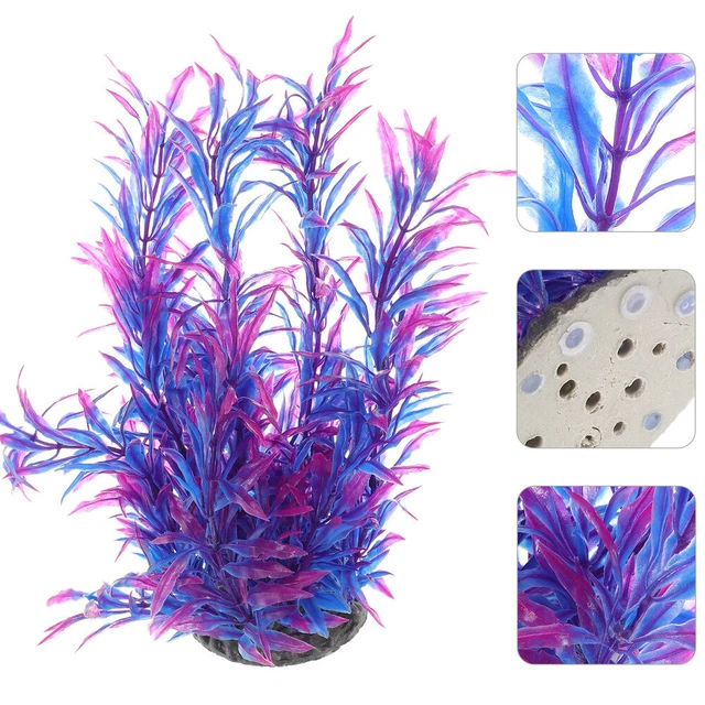 Aquarium Decorations Large Small Fish Tank Lifelike Plants Tank