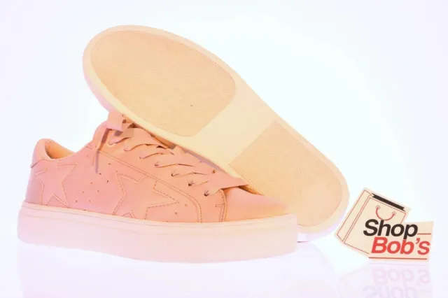 Women's Steve Madden Shoes - Madden NYC "Starry" Sneaker Peachy Pink Sz 7.5 $70 3