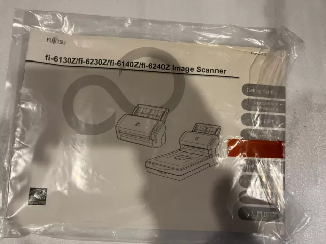 Fujitsu fi-6130Z / fi-6230Z / fi-6140Z / fi-620Z Image Scanner Instructions