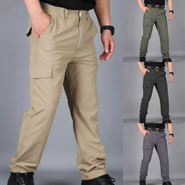 Pantalones De Trabajo De Combate Cargo Para Hombre Pantalones Chinos De <