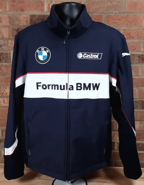 PUMA FORMULA BMW Castrol F1 Team Jacket Mens 2XL Gore Windstopper Full ...