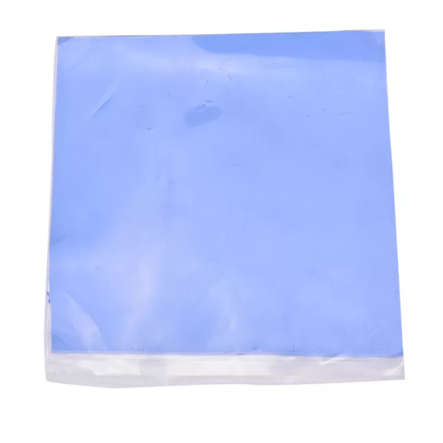 Blue GPU CPU Heatsink Cooling Thermal Conductive Silicone Pad 100mmx100mmx2mm