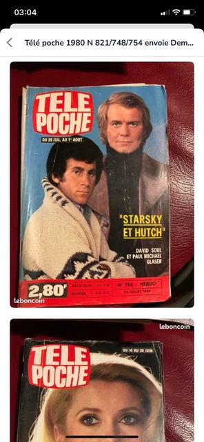 Magazine Télé Poche 1980 - Spécial Jeux Olympiques Moscou, Thierry Vigneron