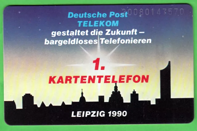 Telekom Telefonkarte 1990 - BRD -  == Altes Rathaus Leipzig == 2