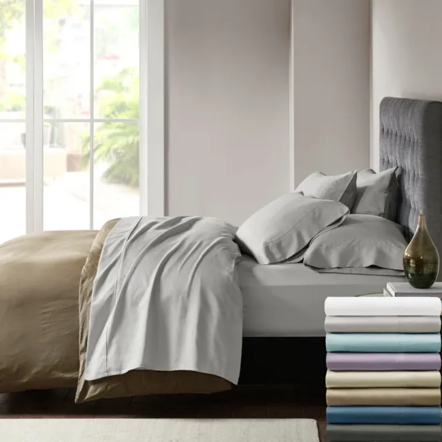 Madison Park 800 Thread Count Cotton Blend Sateen Deep Pocket Bed Sheet Set