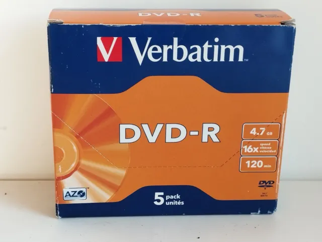 Verbatim DVD-RW 4.7Gb 4X Spindle 25 No 43639 DVD vierge réinscriptible :  : Électronique