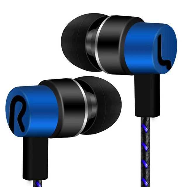 Moda Universales 3,5 mm Auriculares estéreo internos para teléfono celular Auriculares