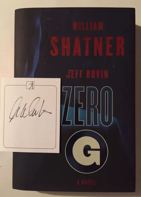 William Shatner signiert Buch Zero Original Unterschrift Signatur Autogramm