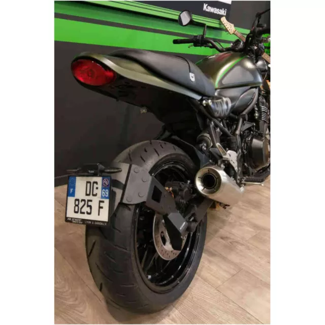 für: ACCESS DESIGN Kennzeichenhalter auf Radhöhe schwarz für Kawasaki Z900RS Z R