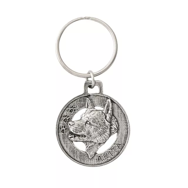 Creative Pewter Designs Amrican Akita Inu Dog Pewter KeyChain, Key Fob, D004KC