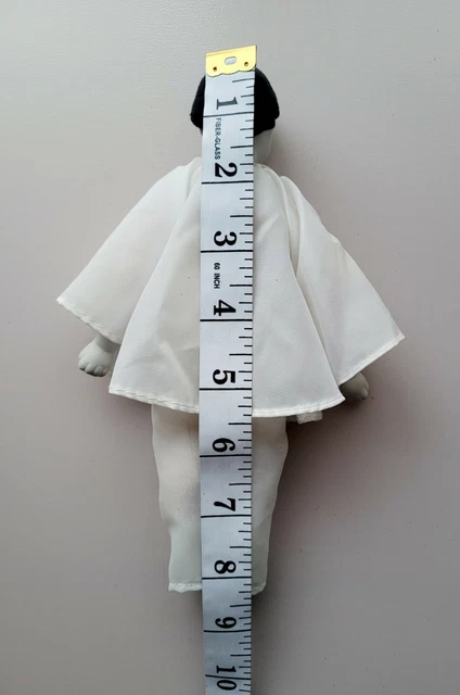 Vtg Pierrot Mime Doll Figure B&W Tear Clowm Bisque Porcelain Hands Feet + Cloth 3