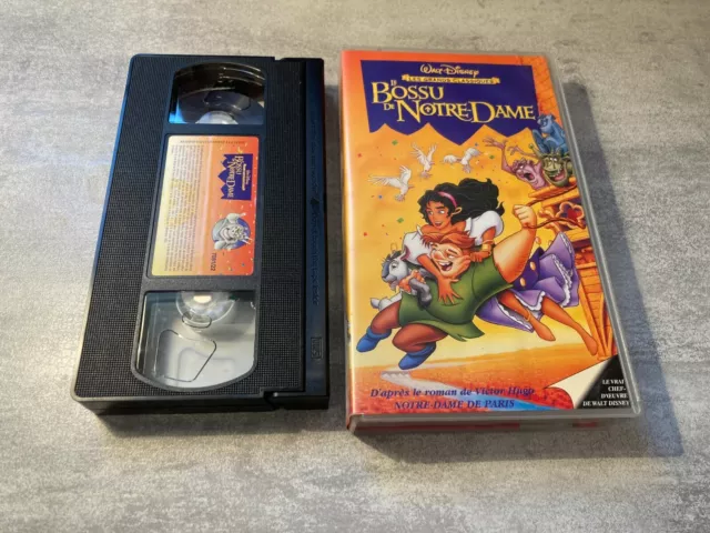 VHS Le Bossu De Notre Dame Walt Disney CASSETTE VIDEO VIDEOCASSETTE K7 FR