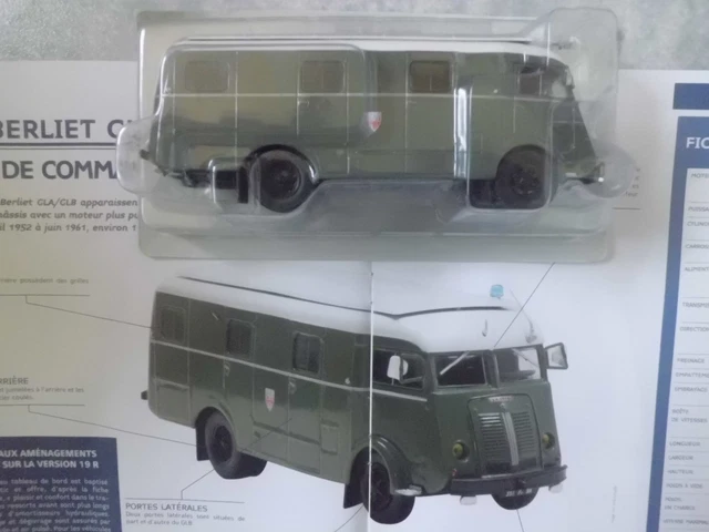 Miniature IXO N°16 – Berliet GLB 19 R Car De Commandement CRS, échelle 1/43, Neuf