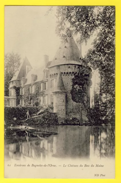 cpa Castle of France Environs de Bagnoles de l'Orne CHÂTEAU du BOIS du MAINE