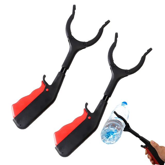 2 pz 30 cm robusto pinza per afferrare spazzatura strumento Senior Reacher portatile maneggiato piccolo