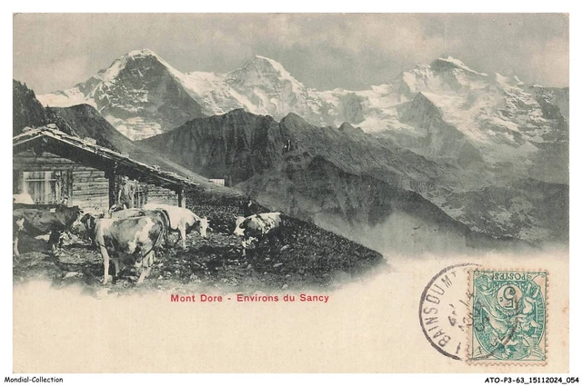Carte Postale Ancienne Env du Mont-Dore Les Gorges d'Enfer: Manuskript