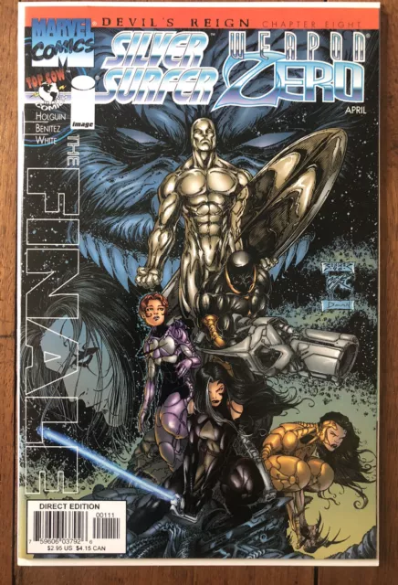 Marvel Comics Image Devil's Reign Ch 8 Silver Surfer Weapon Zero #1 1997