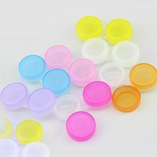 10x GREEN Contact Lens Cases Holders Storage Soaking Box L+R - Order By 3pm