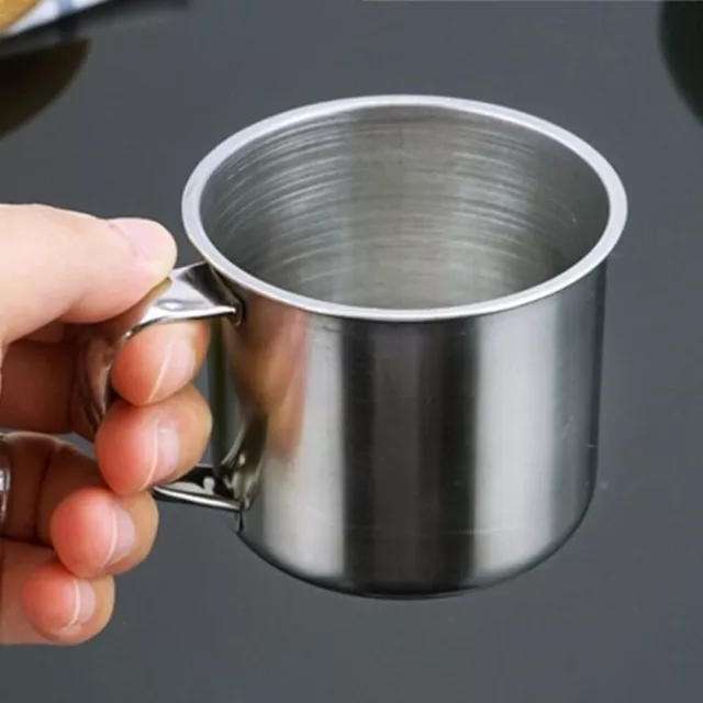 200ml Tea Drinking Travel Metal Coffee Mug Stainless Steel Camping Portable Cup