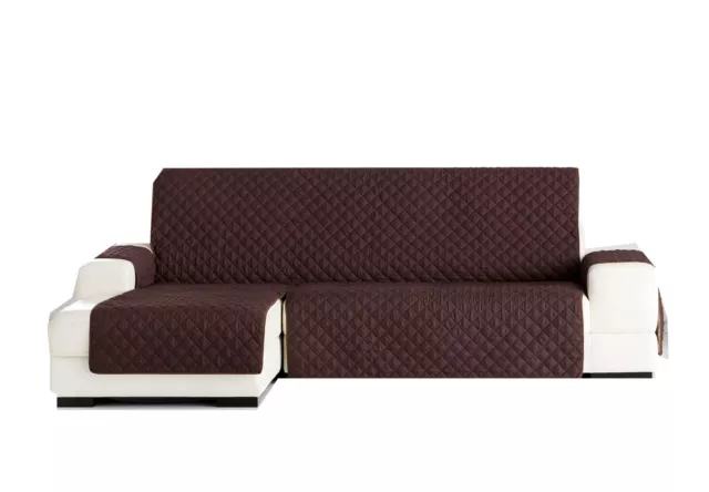 funda para sofa chaise longue izquierda tela  acolchada Dual quilt de 240 o 290