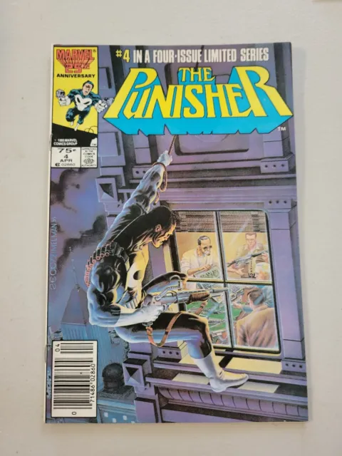 THE PUNISHER #4 VF/NM (Marvel 1986) Limited Series