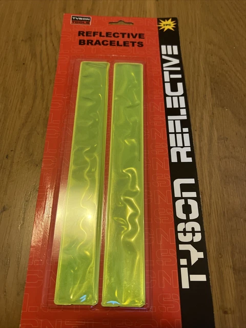 Hi Viz Reflective Bracelets Stickers Bike Jogging Walking Cycling Reflectors