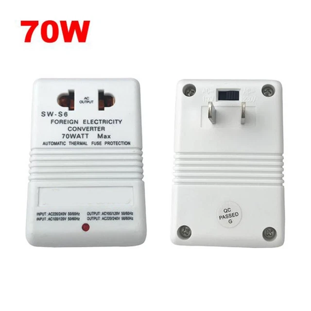 Convertitore di tensione step up & down a doppio canale 110V120V a 220V240V trasformatore