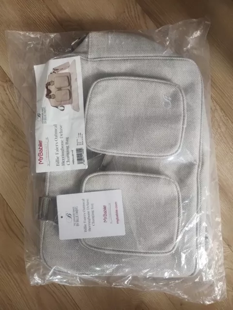 MY BABIIE Deluxe Changing Bag Billie Faiers Oatmeal Herringbone