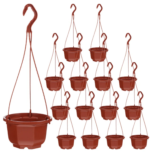 15 sets hängende pflanzertöpfe hängende korb hängende pflanzer blumenpot