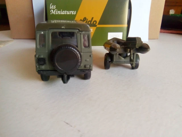 SOLIDO MILITAIRE A VENDRE | [Land rover militaire 1/43 + Zodiac + VAB