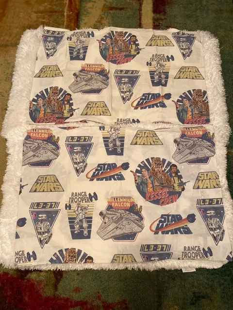 Juego de sábanas tamaño completo Pottery Barn Kids de Star Wars con 2 fundas de almohada de algodón