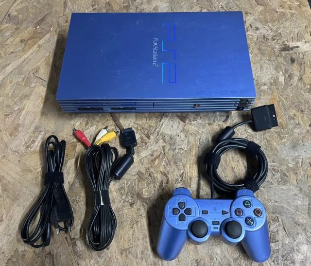 Sony Playstation 2 Aqua Blue