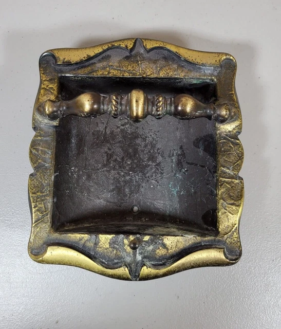 Vintage Amerock Carriage House Brass Soap Dish