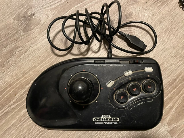 Vintage Sega Genesis Arcade Power Stick 1655 Mega Drive  Retro Gaming TESTED